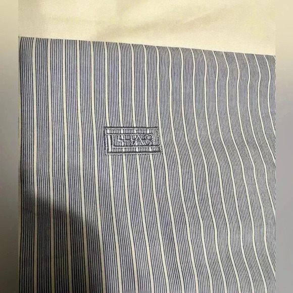 L’H.A.S Oversized Boatneck Shirt_Blue Stripe Size  Small - Picture 4 of 14